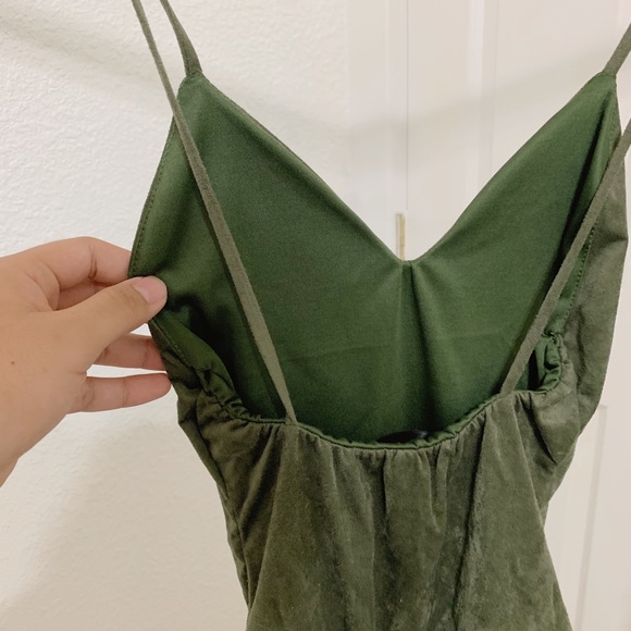 Cute suede bodysuit top - Picture 7 of 7